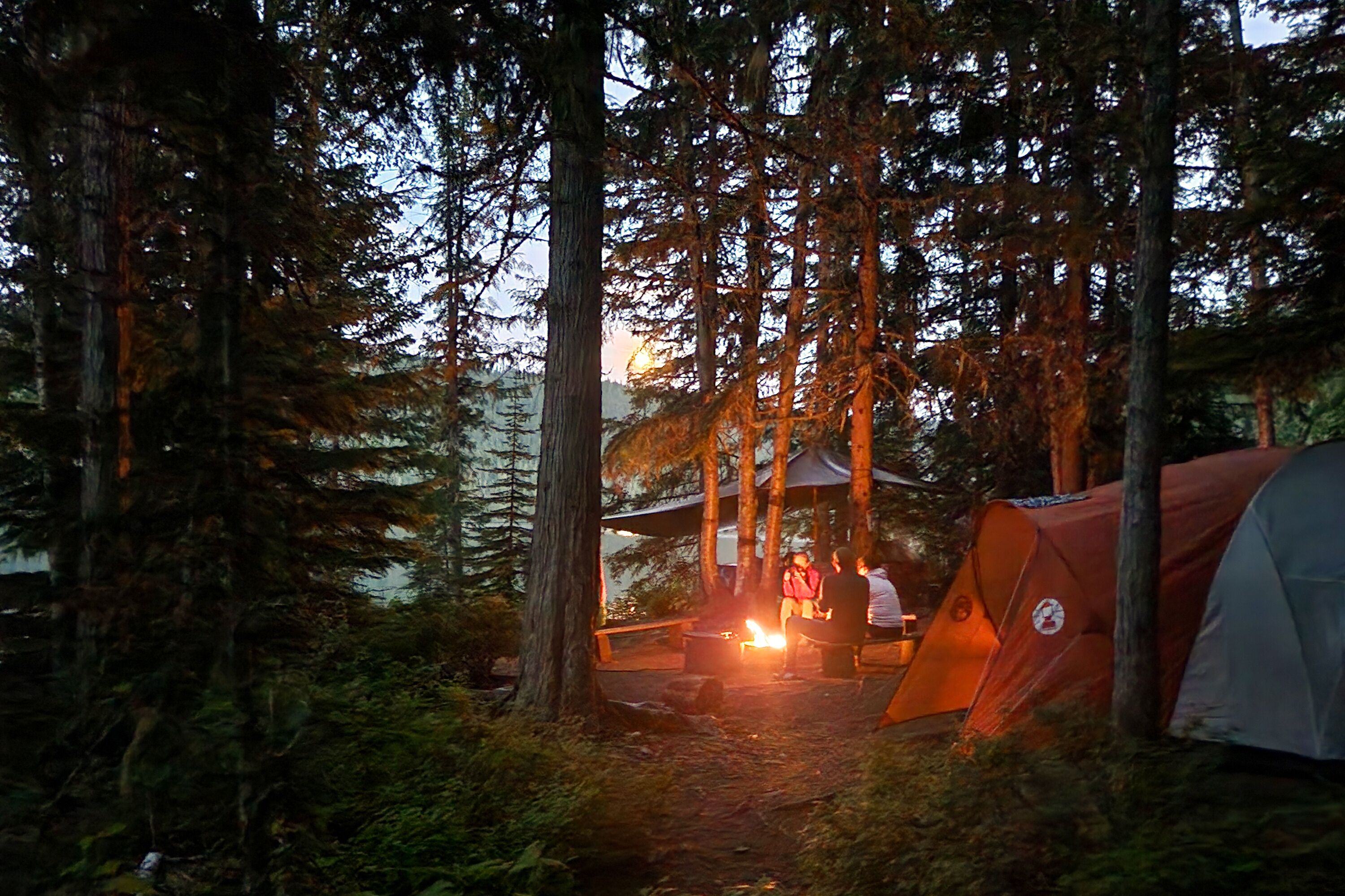 Lagerfeuer Wells Gray Provincial Park