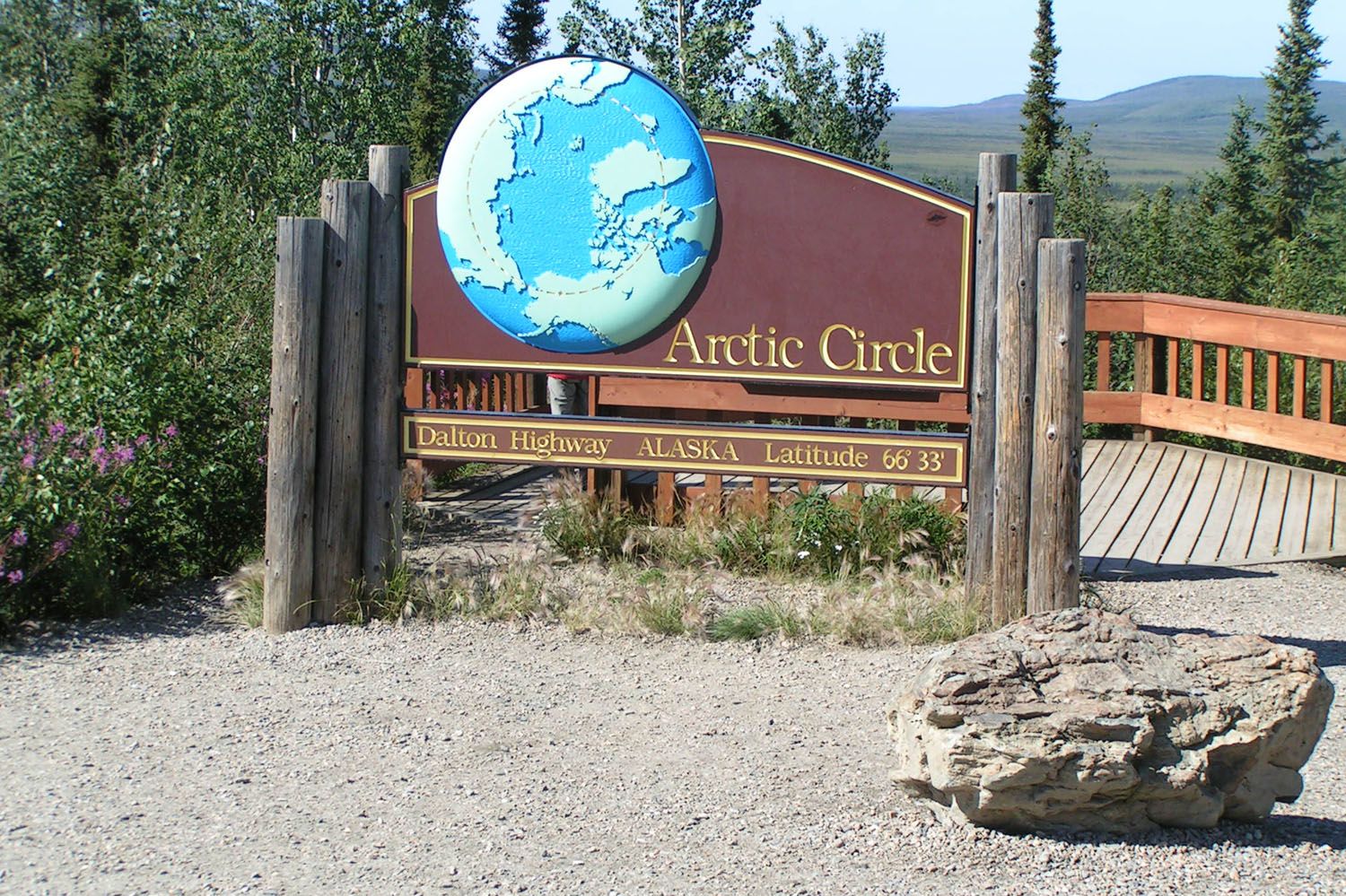 Arctic Circle am Dalton Highway