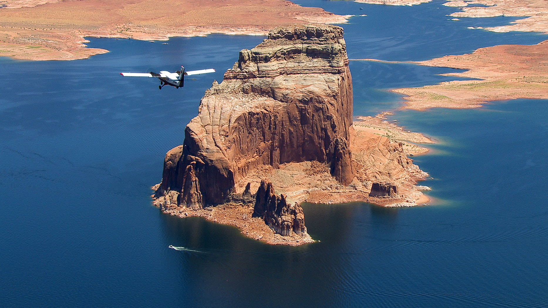 Rundflug über die Horseshoe Bend im Grand Canyon auf der Antelope Canyon Tour von GC Airlines