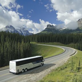 Brewster Motorcoach in the Canadian Rockies