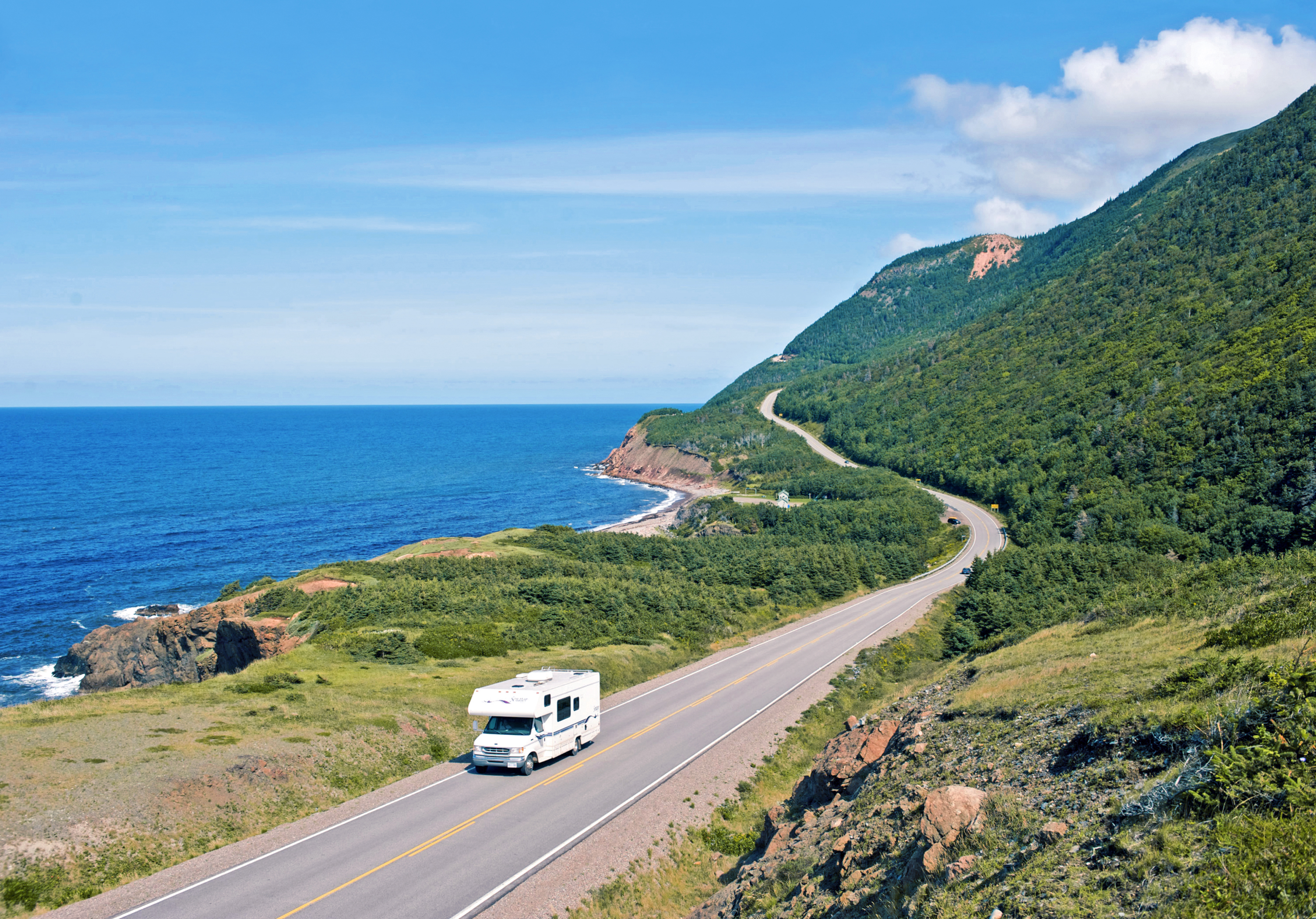 Wohnmobil auf dem Cabot Trail