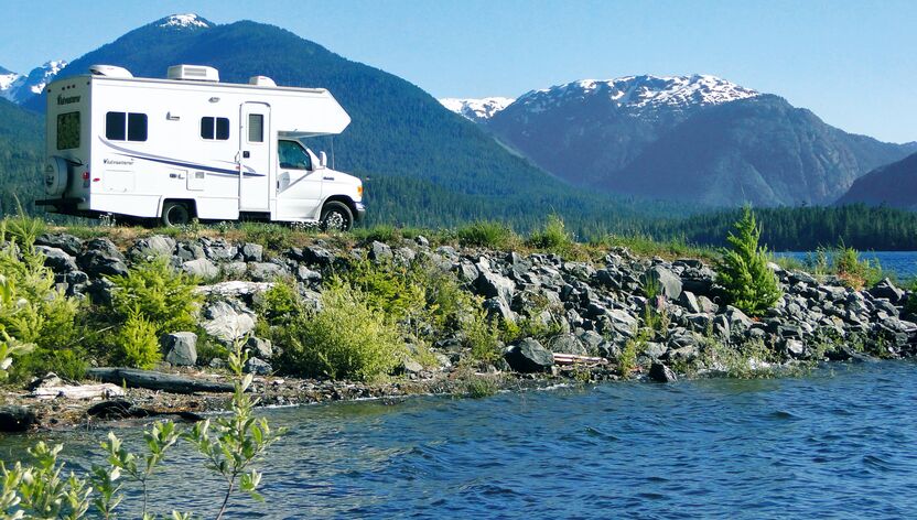 Camper im Strathcona Provincial Park Camper im Strathcona Provincial Park