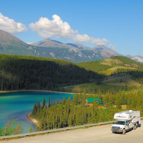 Wohnmobil am Emerald Lake