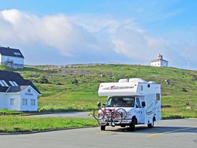 Camper von Fraserway am Cape Spear in Atlantik-Kanada