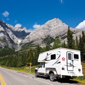 Die Rocky Mountains in Alberta