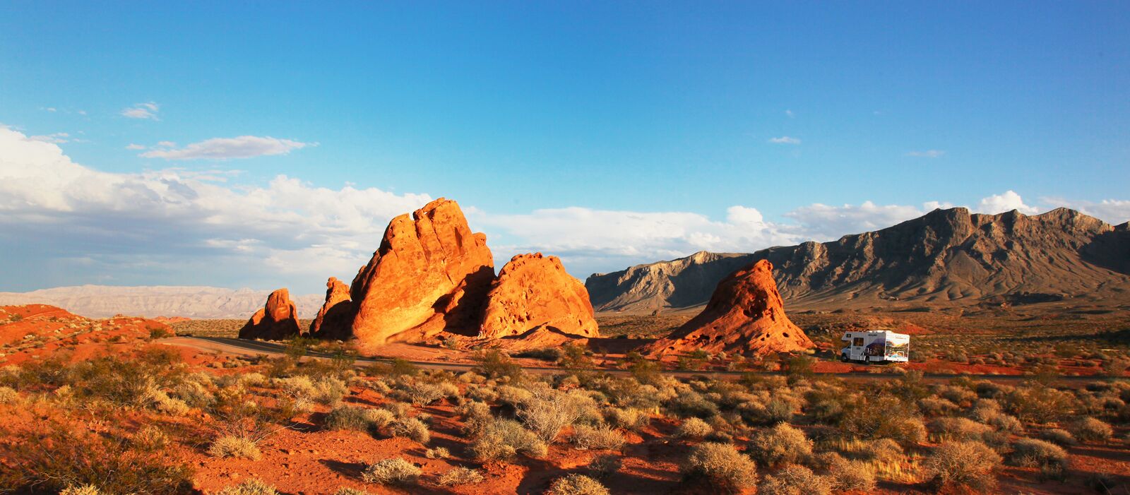 Fahrt durch das Valley of Fire