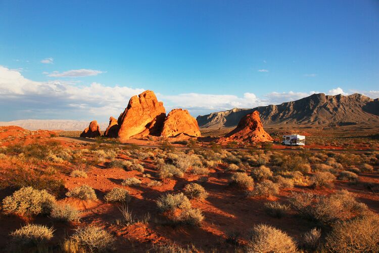 Fahrt durch das Valley of Fire