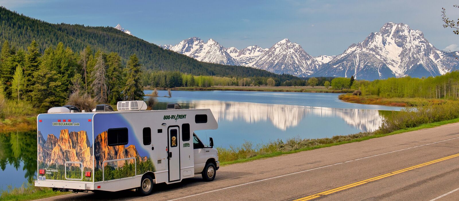 Mit dem Camper C25 von Cruise America den Teton-National-Park erkunden