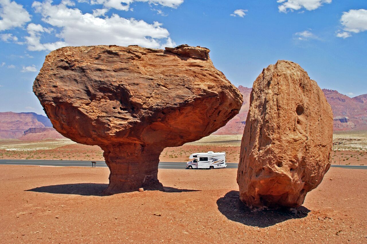 Felsfomation im Marble Canyon