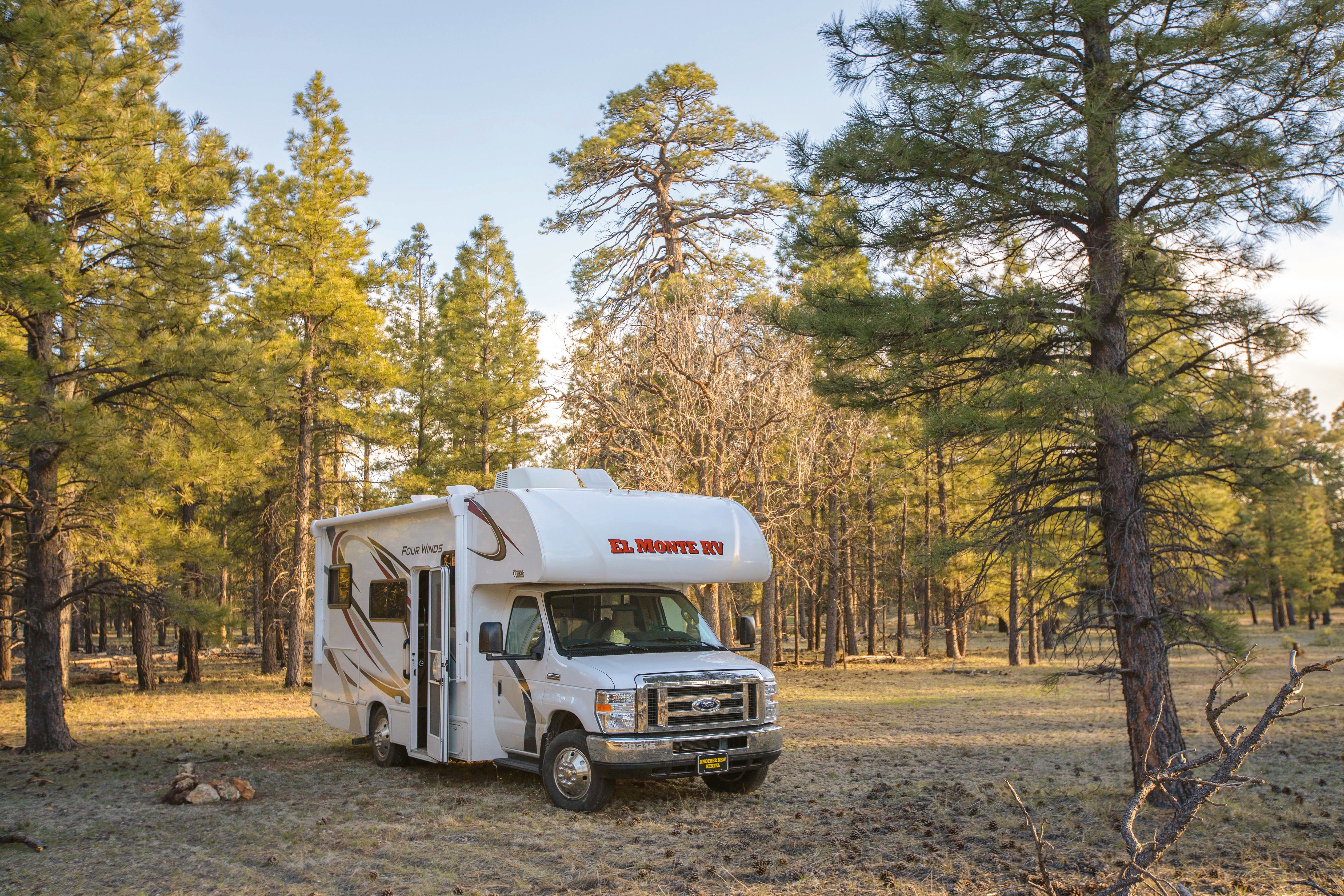 Der Camper C25 von El Monte RV im Yosemite-Nationalpark in Kalifronien