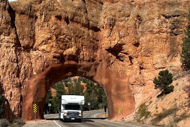 Wohnmobil im Bryce Canyon Wohnmobil im Bryce Canyon