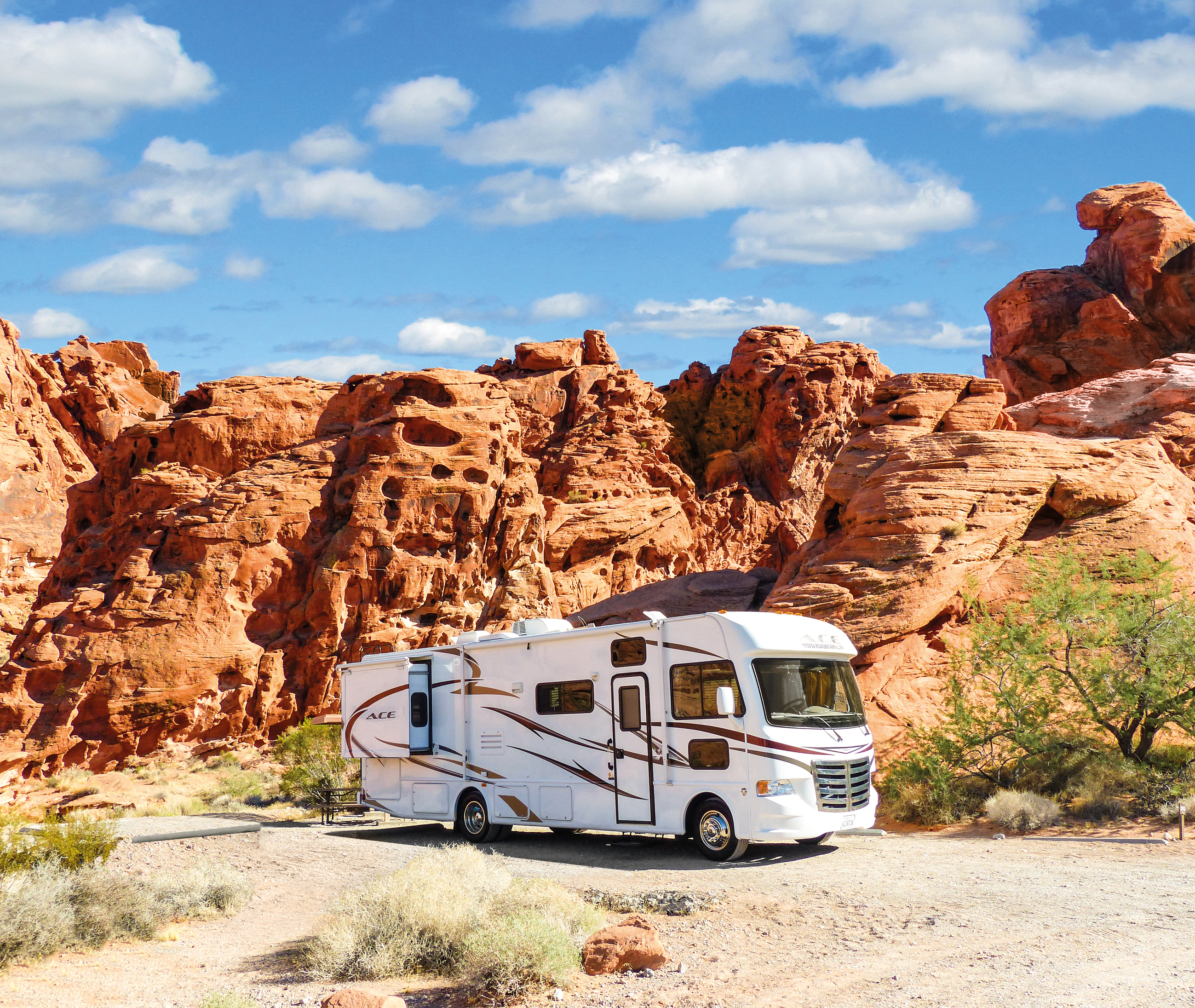 Motorhome A 29-32 im Valley of Fire