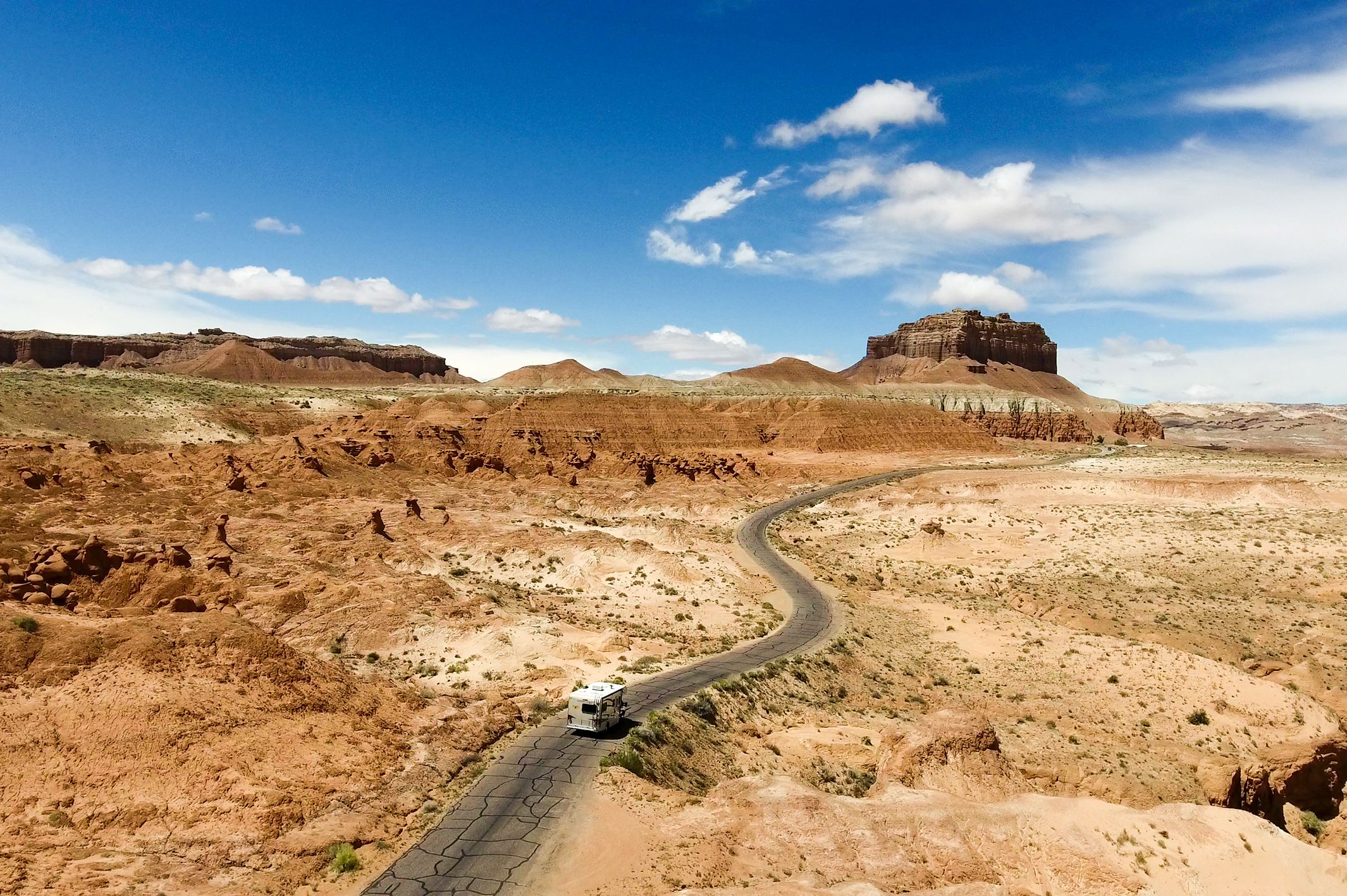 Unterwegs mit dem Road Bear C20-23 im Goblin Valley State Park