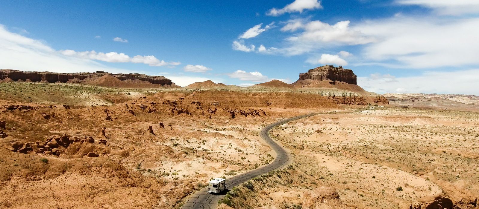 Unterwegs mit dem Road Bear C20-23 im Goblin Valley State Park