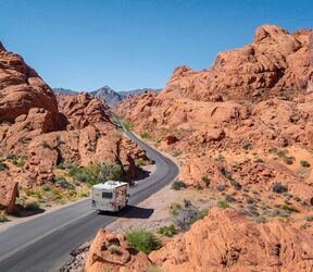 Unterwegs mit dem Road Bear C20-23 im Valley of Fire