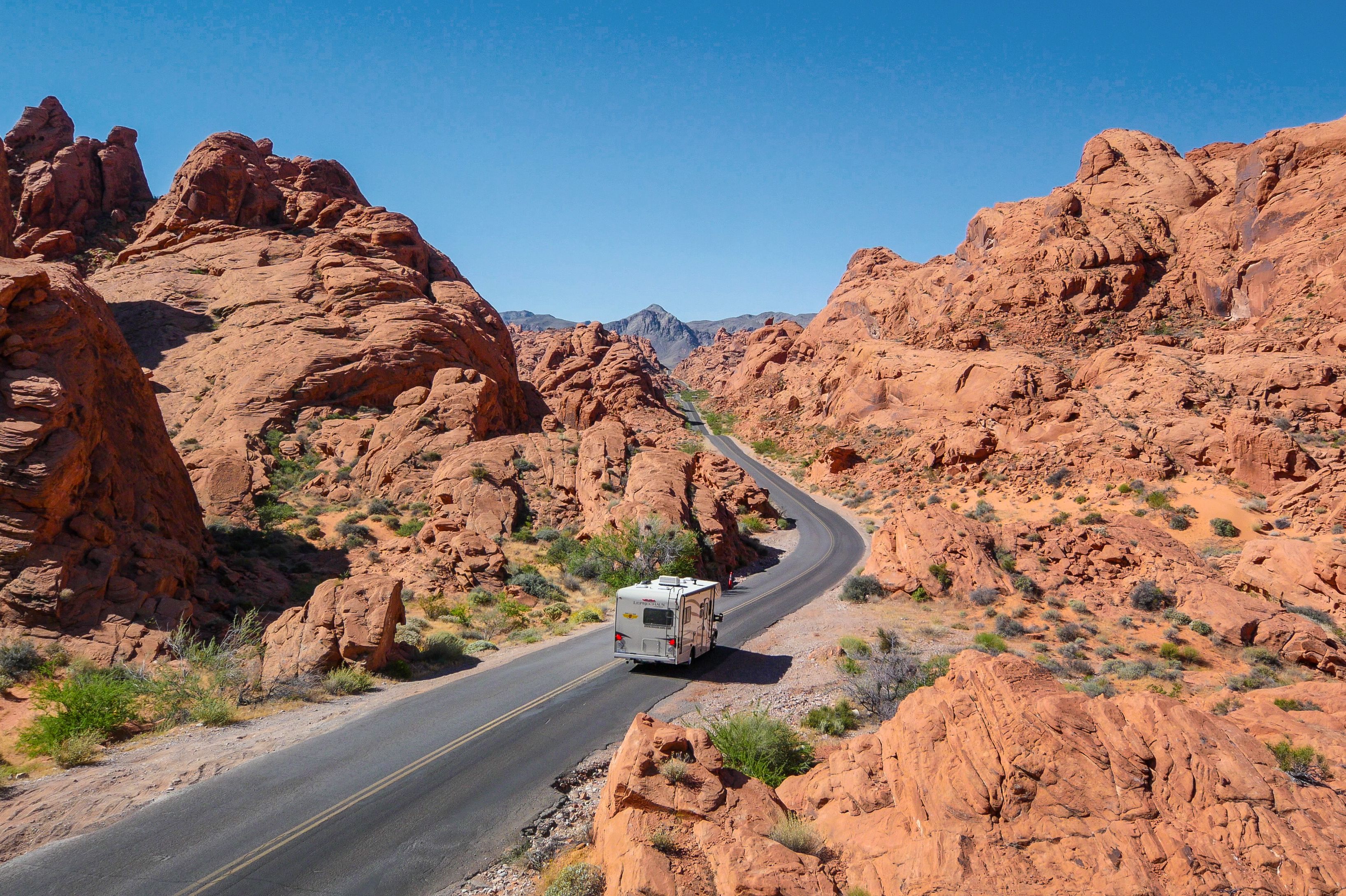 Unterwegs mit dem Road Bear C20-23 im Valley of Fire