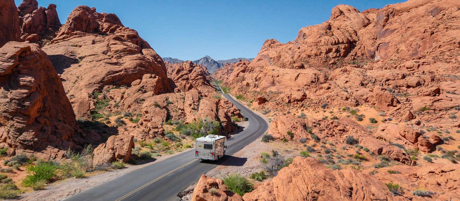 Unterwegs mit dem Road Bear C20-23 im Valley of Fire