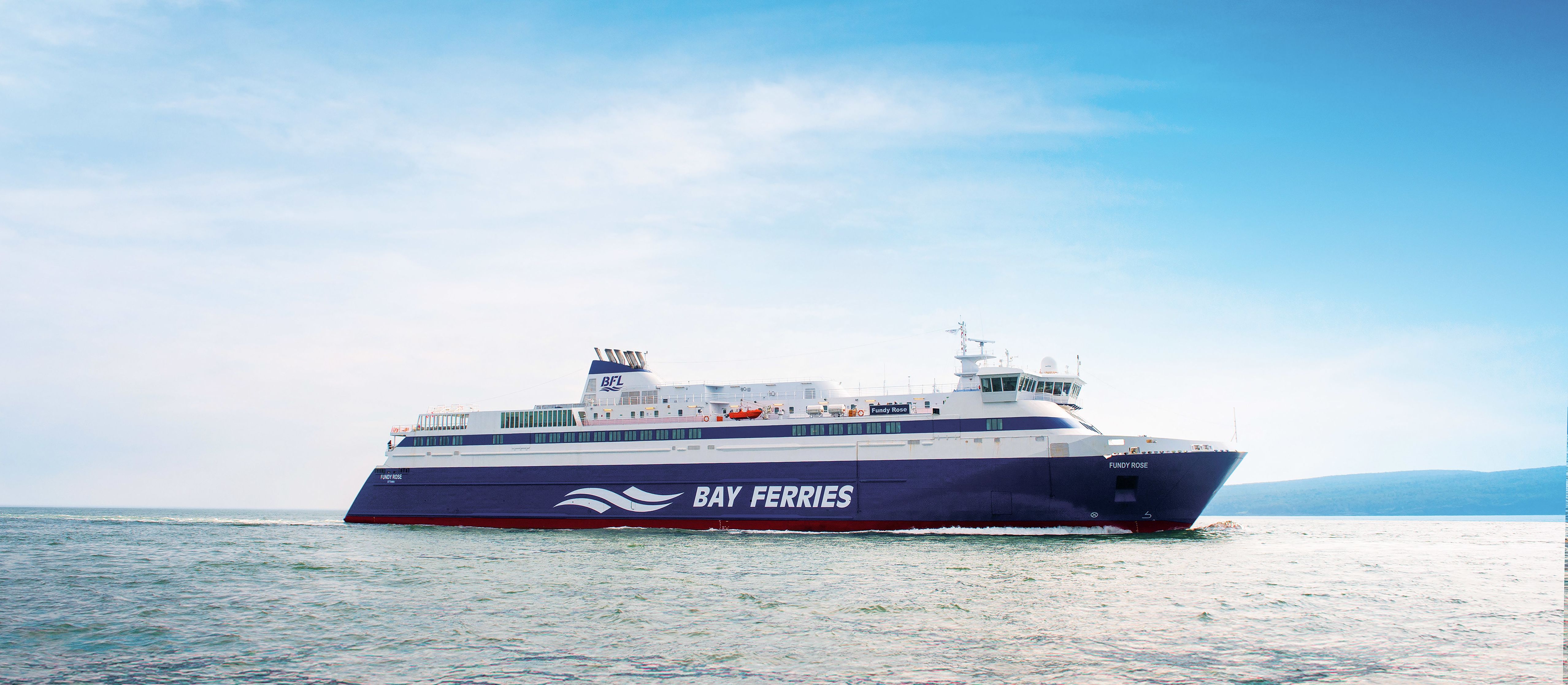 Die "MV Fundy Rose" FÃ¤hre von Bay Ferries Limited