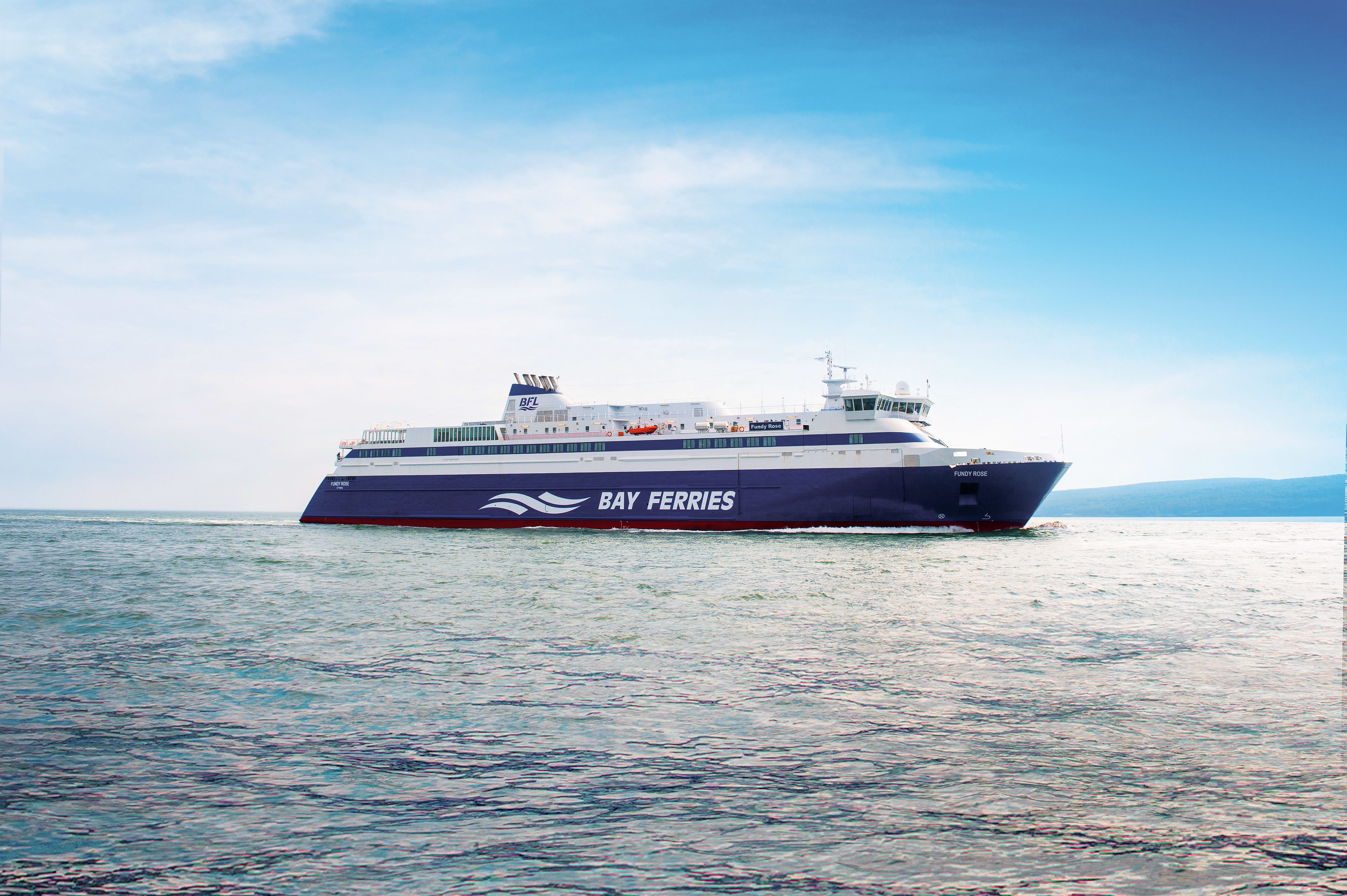 Die "MV Fundy Rose" FÃ¤hre von Bay Ferries Limited