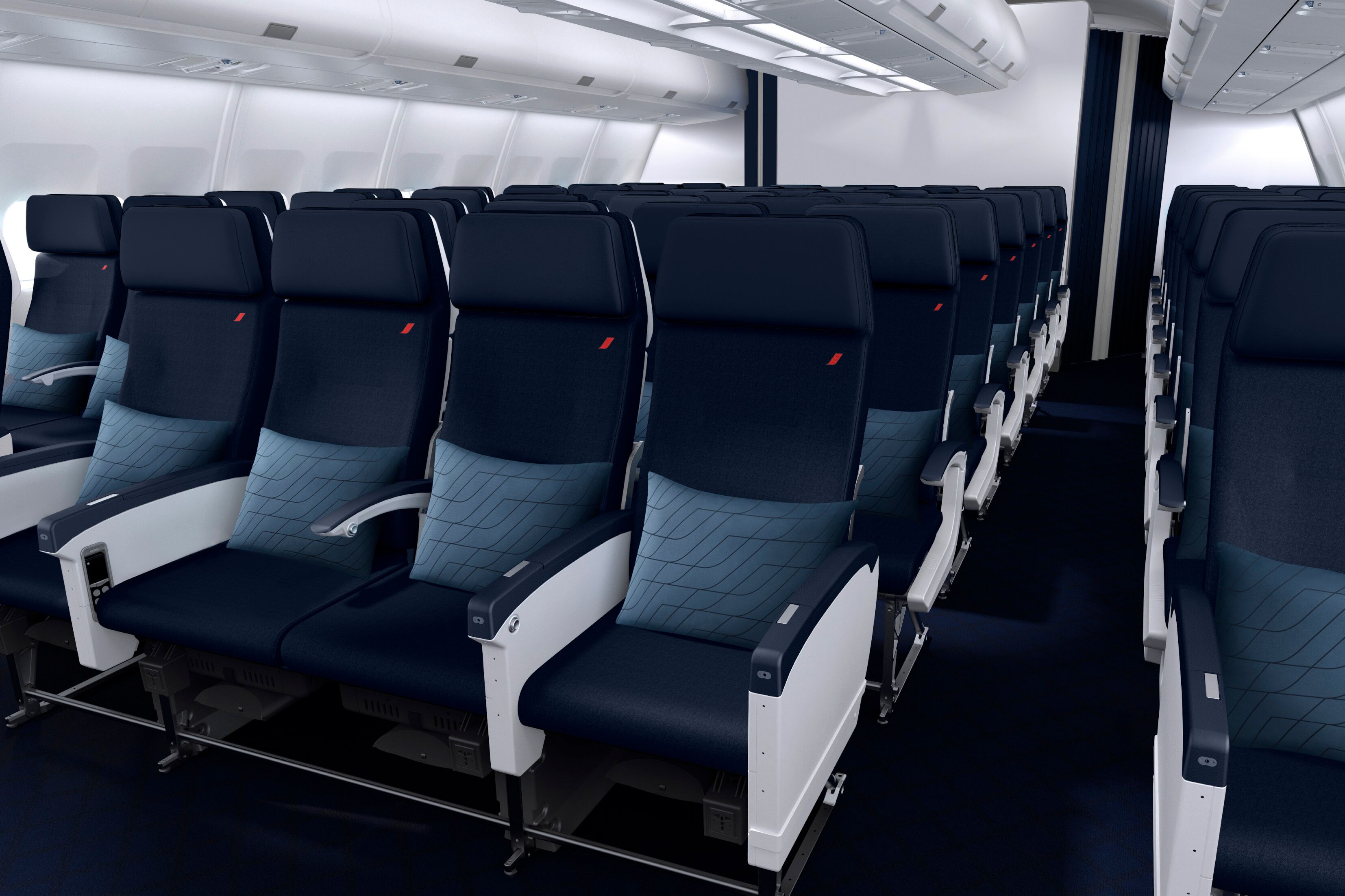 Sitze in der Economy Class