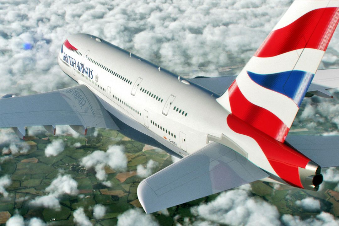 A380 von British Airways