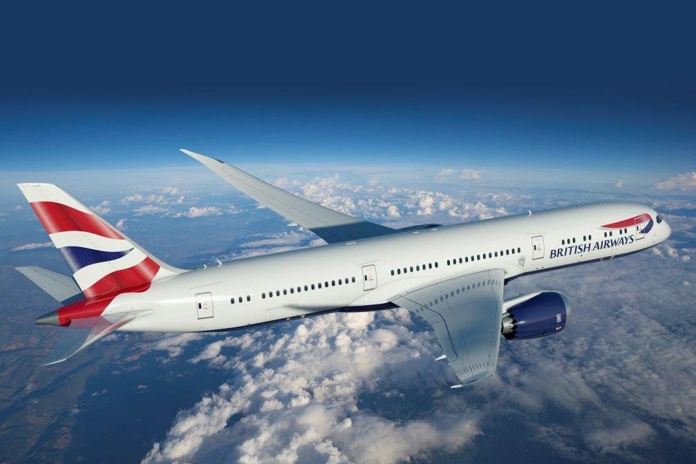 Aussenansicht der British Airways B-787