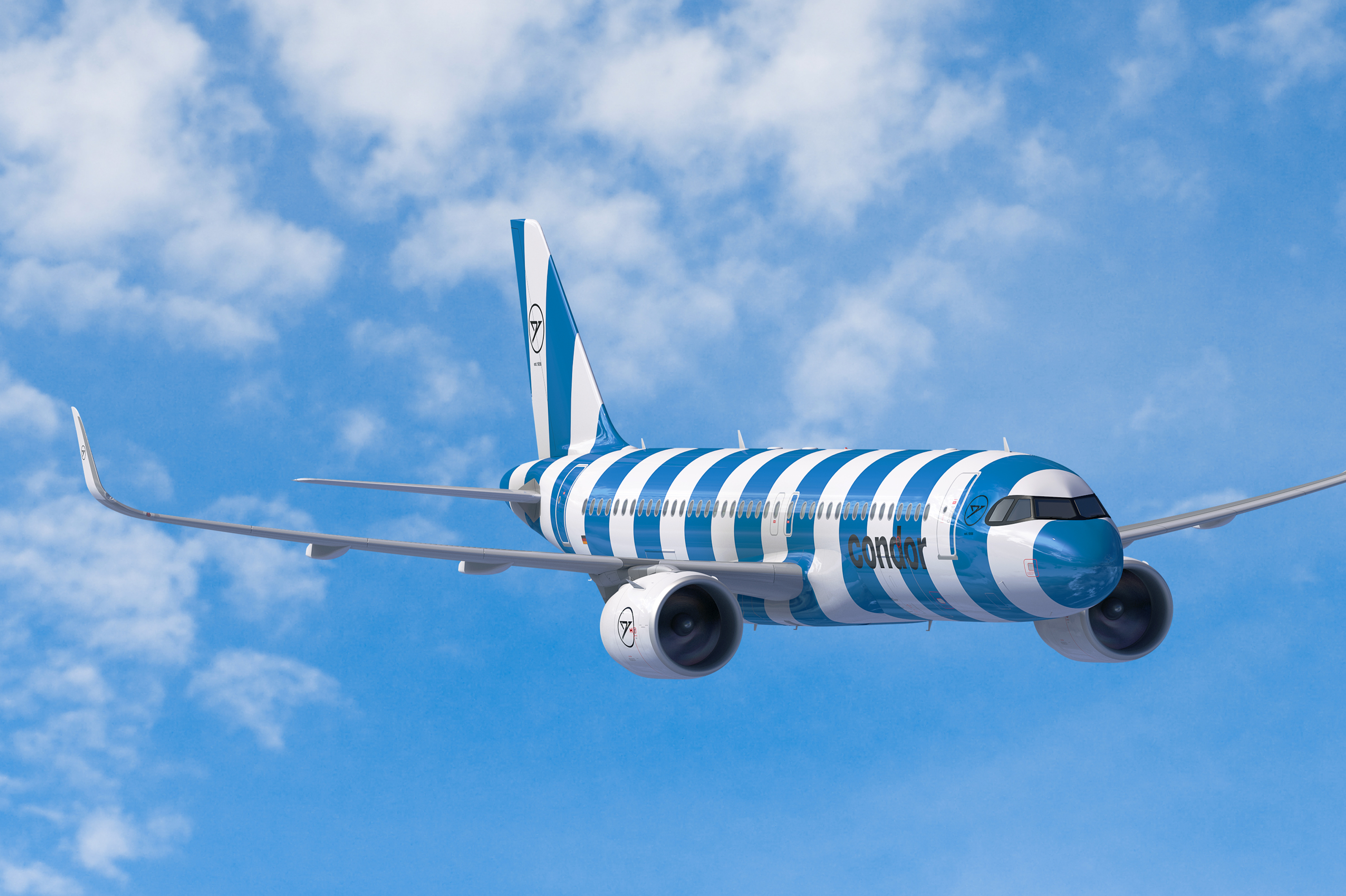 Der A320 Neo von Condor in neuem Design