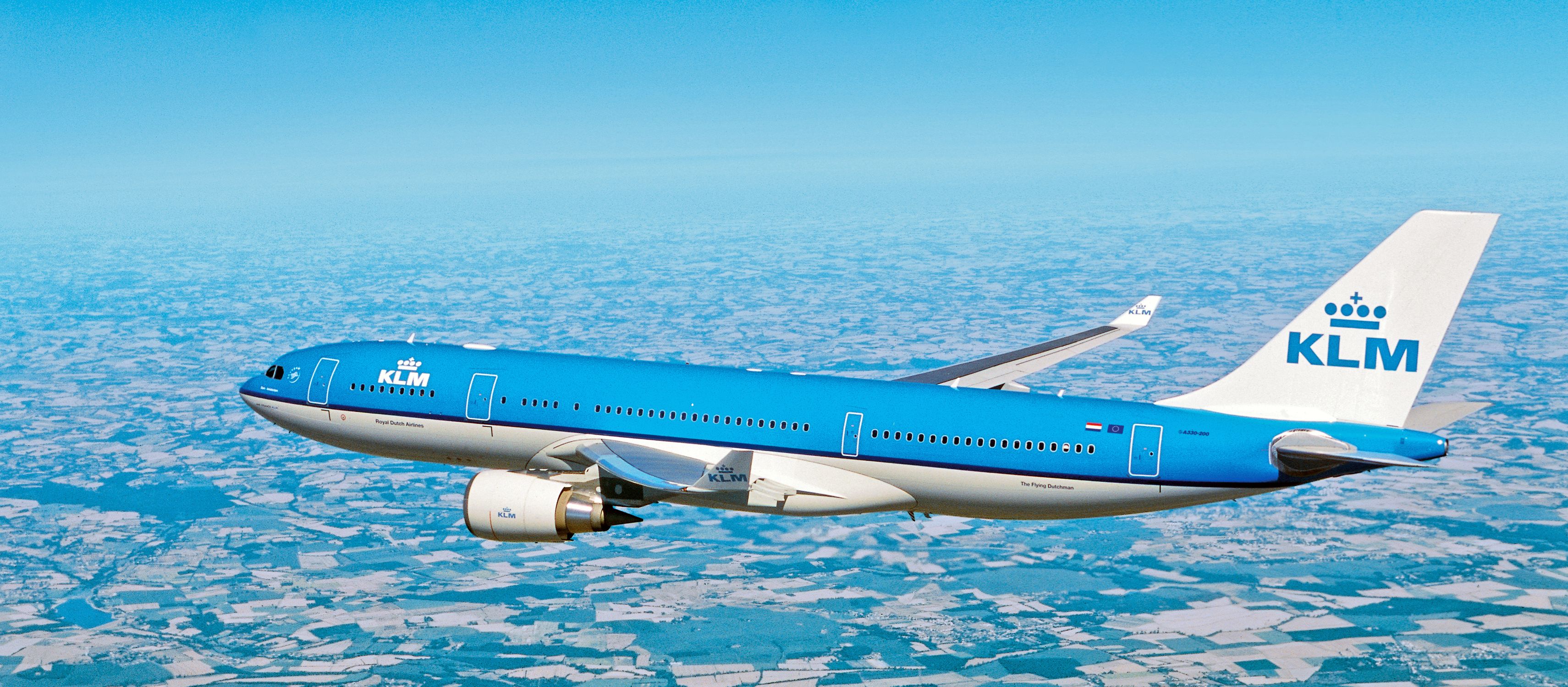 KLM A330 im Flug