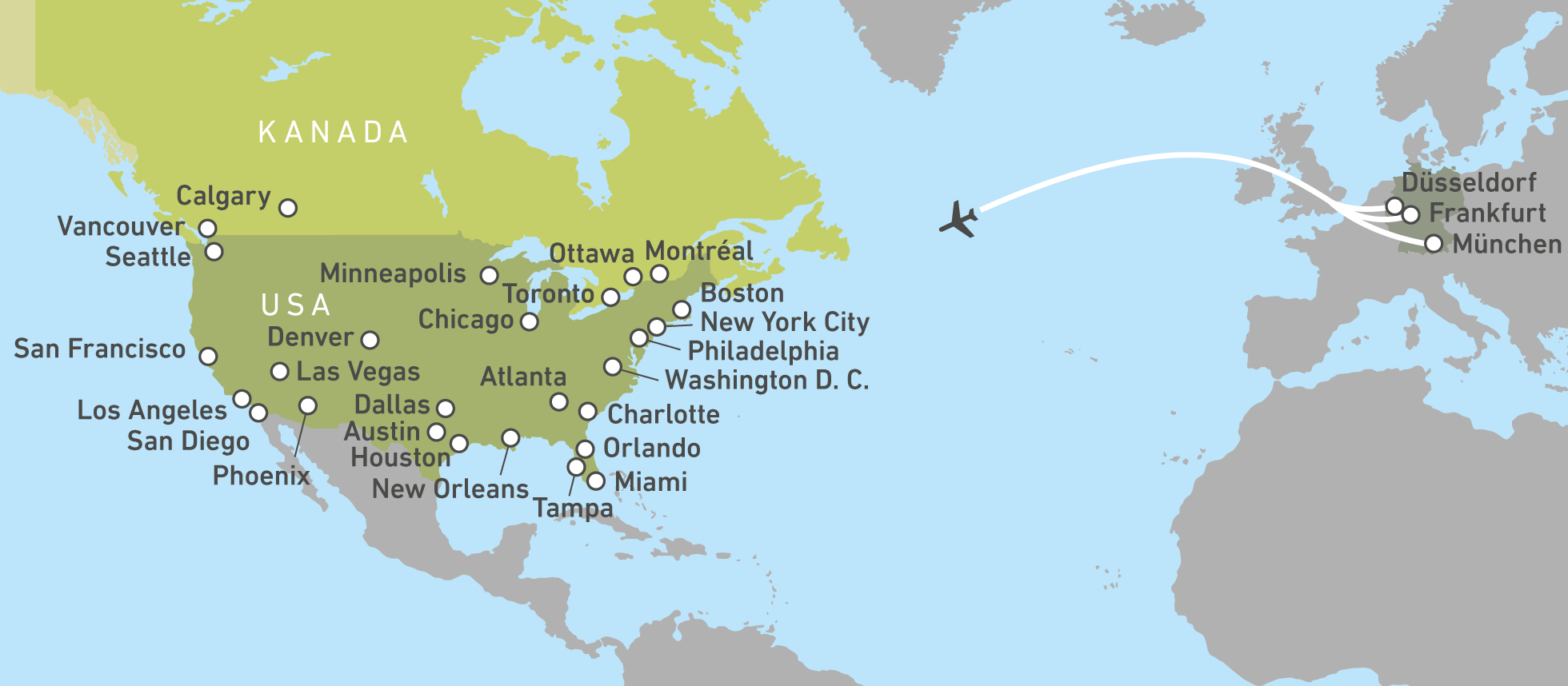 Lufthansa Nonstop Nach Kanada Oder In Die Usa Canusa