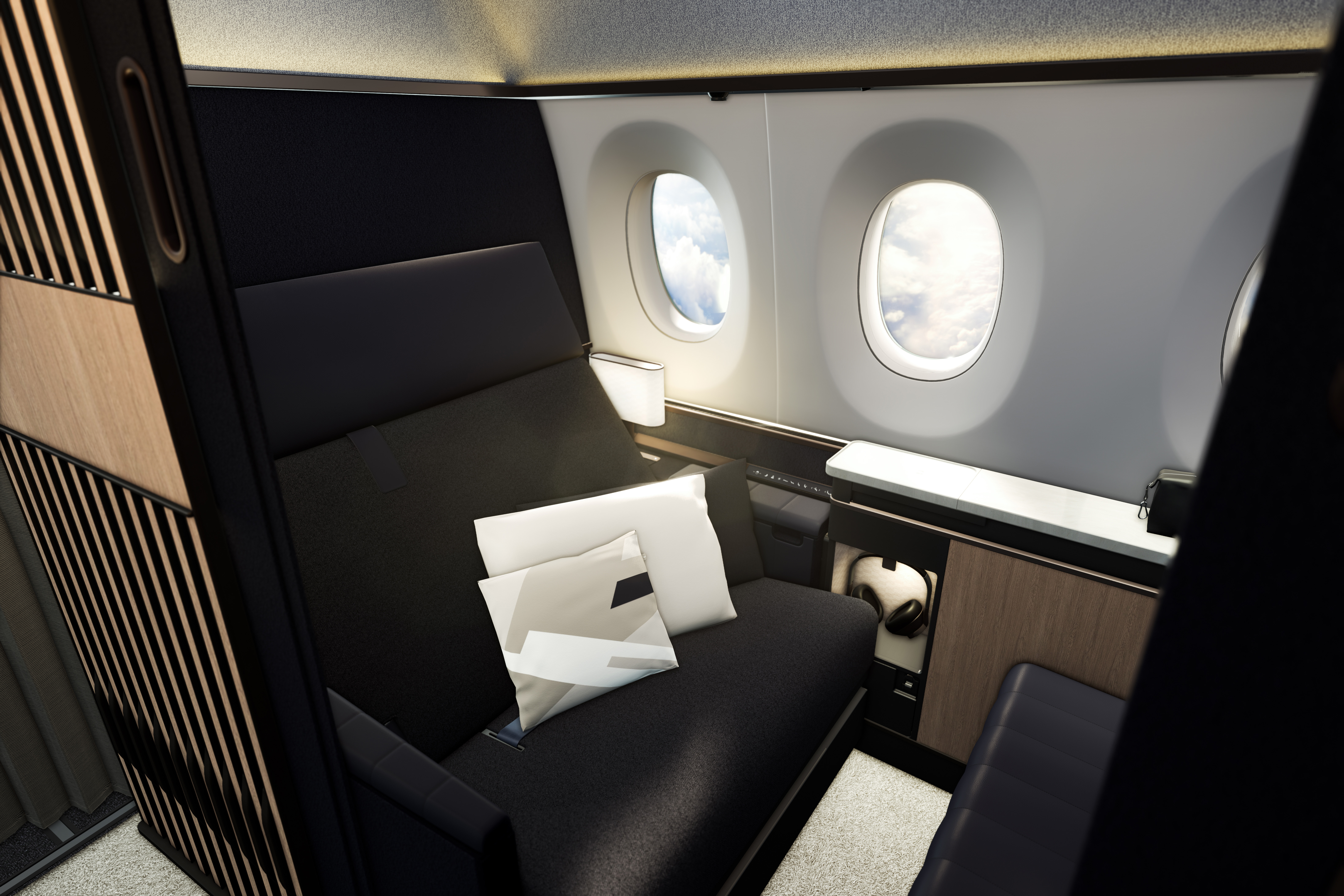 Komfort in der Lufthansa First Class