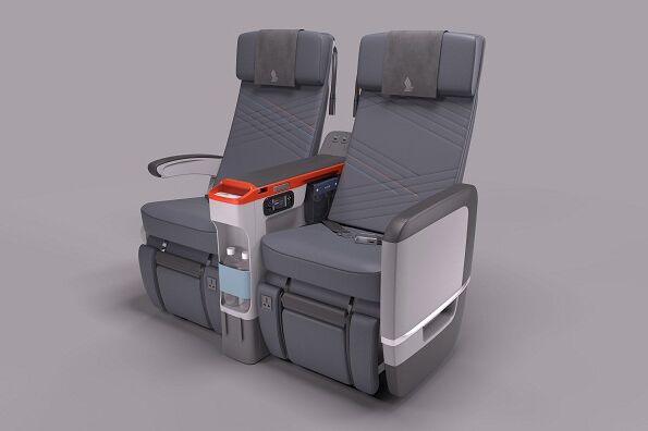 Sitze in der Singapore Airlines Premium Economy Class