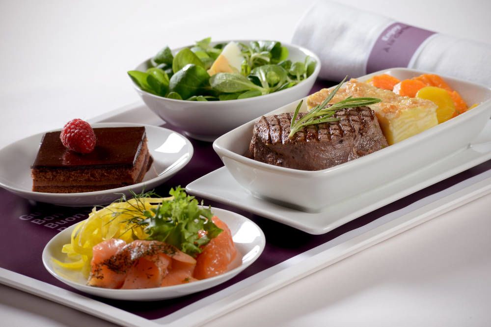 A la carte Dining der Swiss International Air Lines