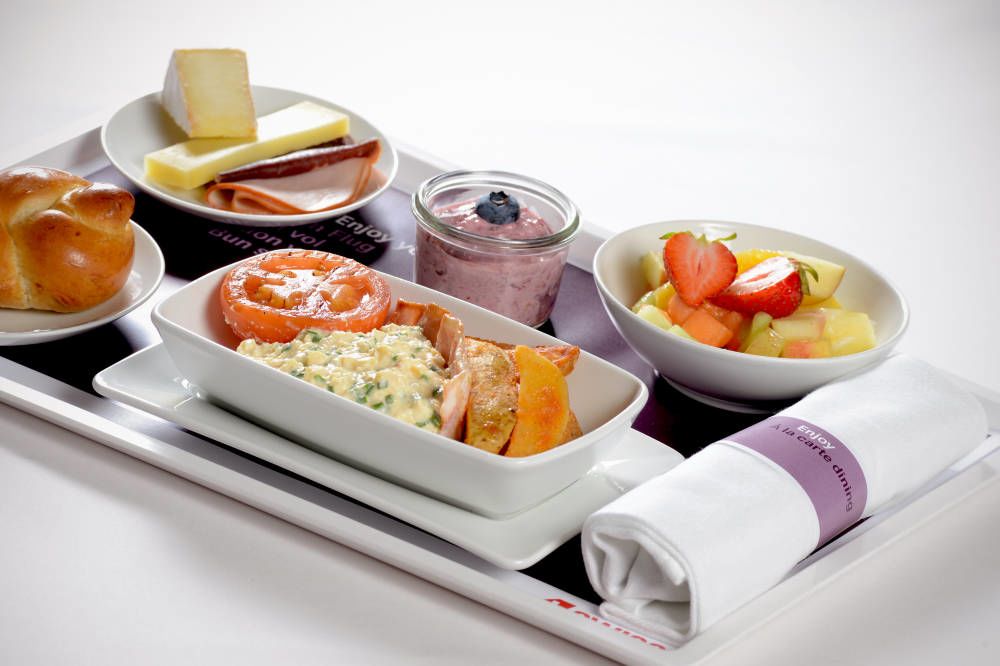 A la carte Dining der Swiss International Air Lines