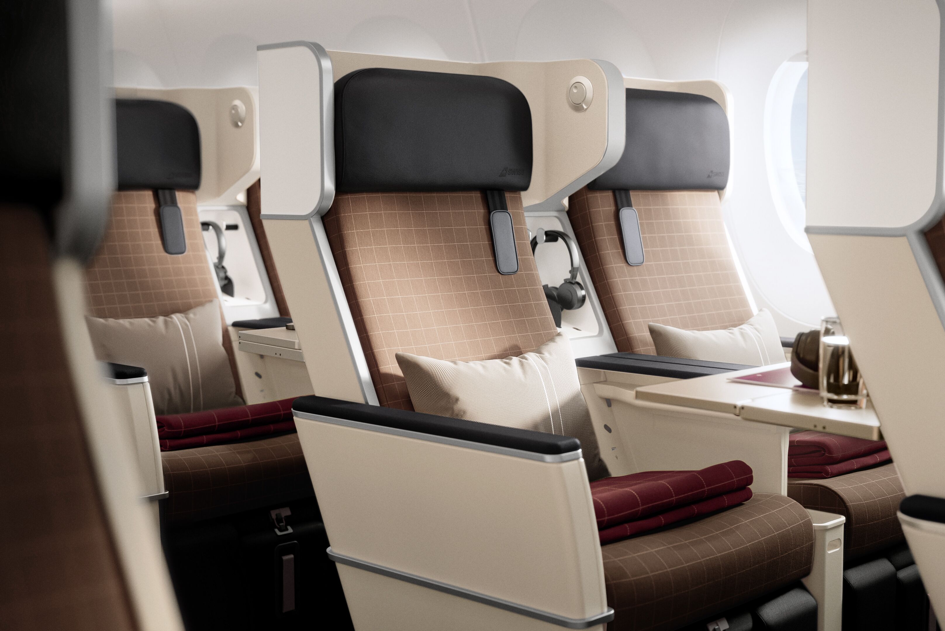 Premium Economy Class im A350 der Swiss Airline