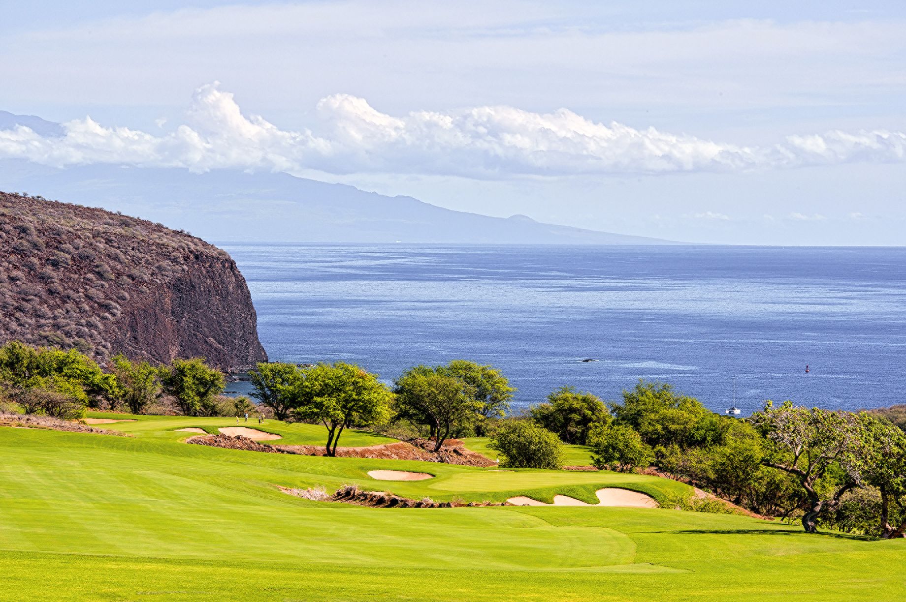 Golfplatz des Four Seasons auf Lanai, Hawaii