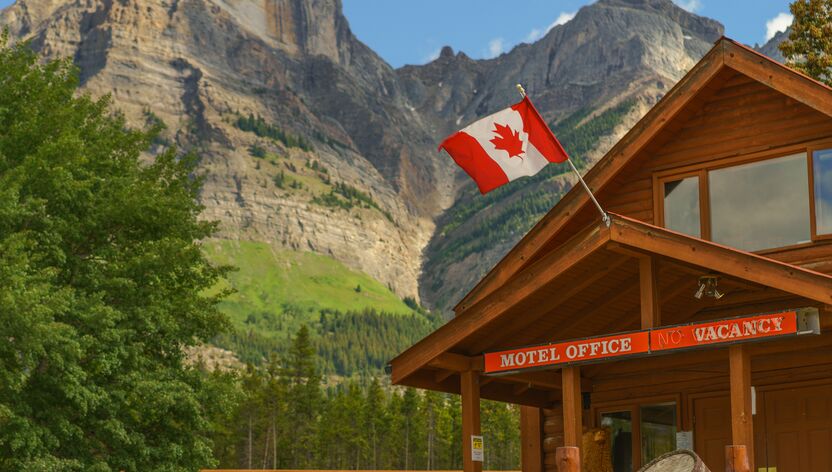 Aussenansicht des Büros vom the Crossing Resort Aussenansicht des Büros vom the Crossing Resort