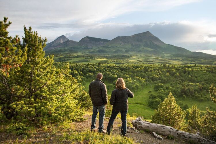 Ausblick von der Thanksgving Ranch