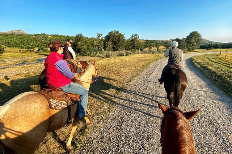 Ausritt bei der Thanksgving Ranch