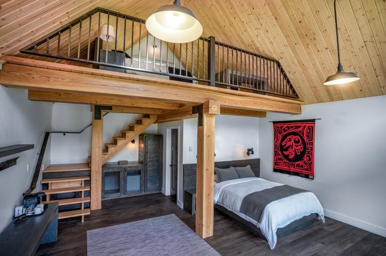 Das Fox Chalet der Tweedsmuir Park Lodge in Bella Coola im Cariboo Chilcotin, British Columbia Das Fox Chalet der Tweedsmuir Park Lodge in Bella Coola im Cariboo Chilcotin, British Columbia