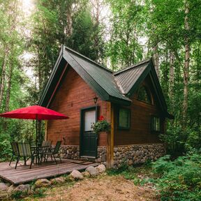 Außenansicht einer Cabin