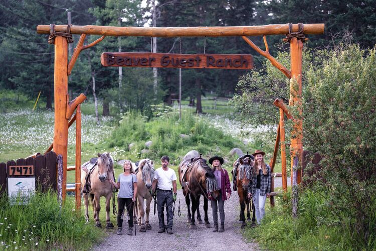 Eingangstor Beaver Guest Ranch