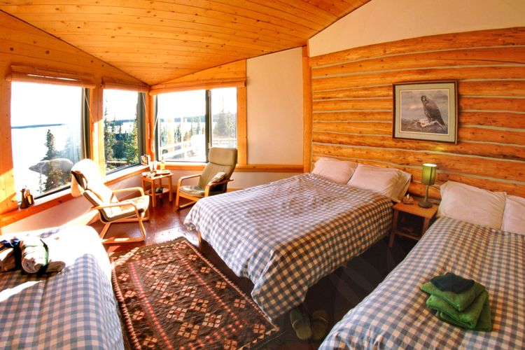 2-Bett-Zimmer in der Blachford Lake Lodge and Wilderness Resort