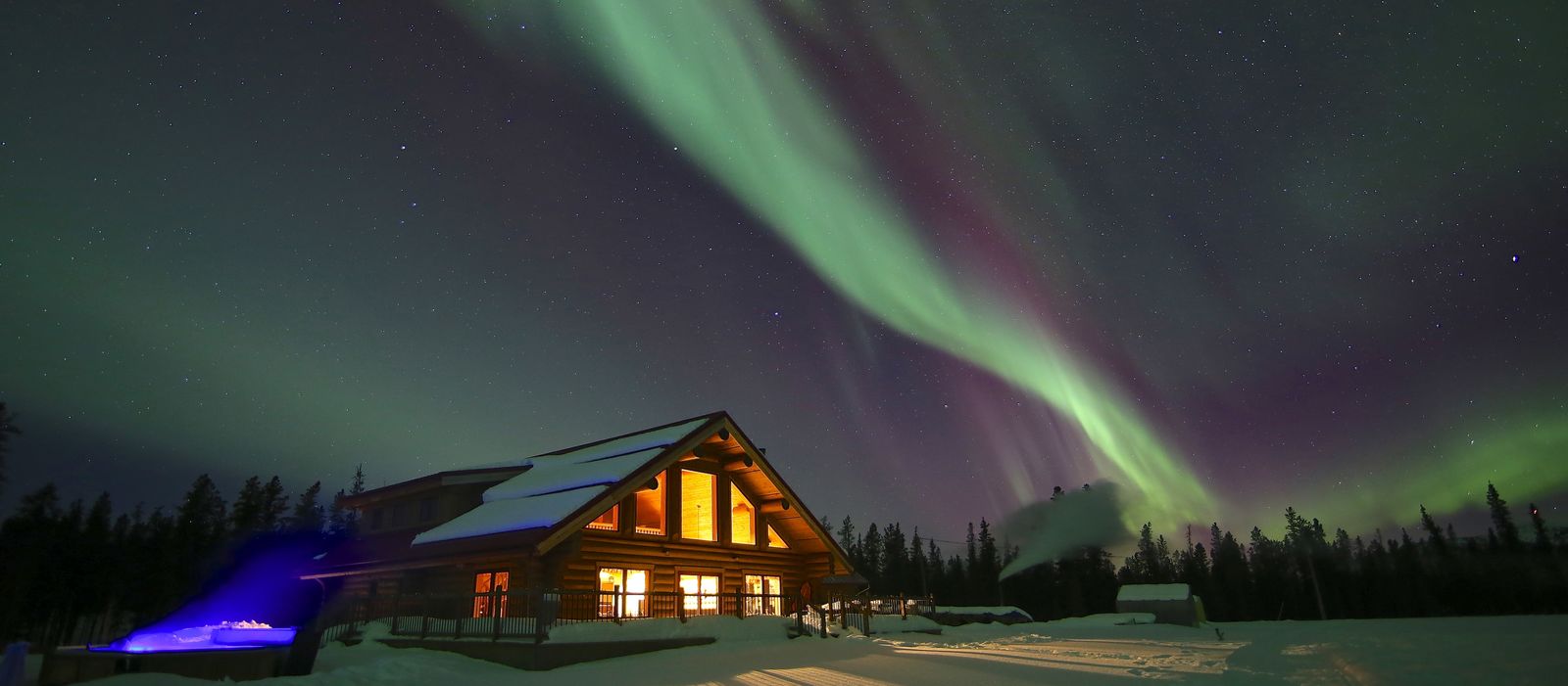 Aurora Borealis beim Northern Lights Resort