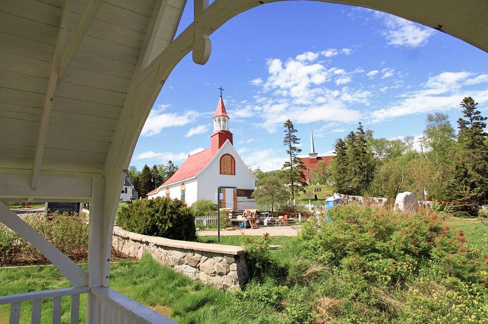 Aussicht aus dem Hotel Maison Hovington in Tadoussac