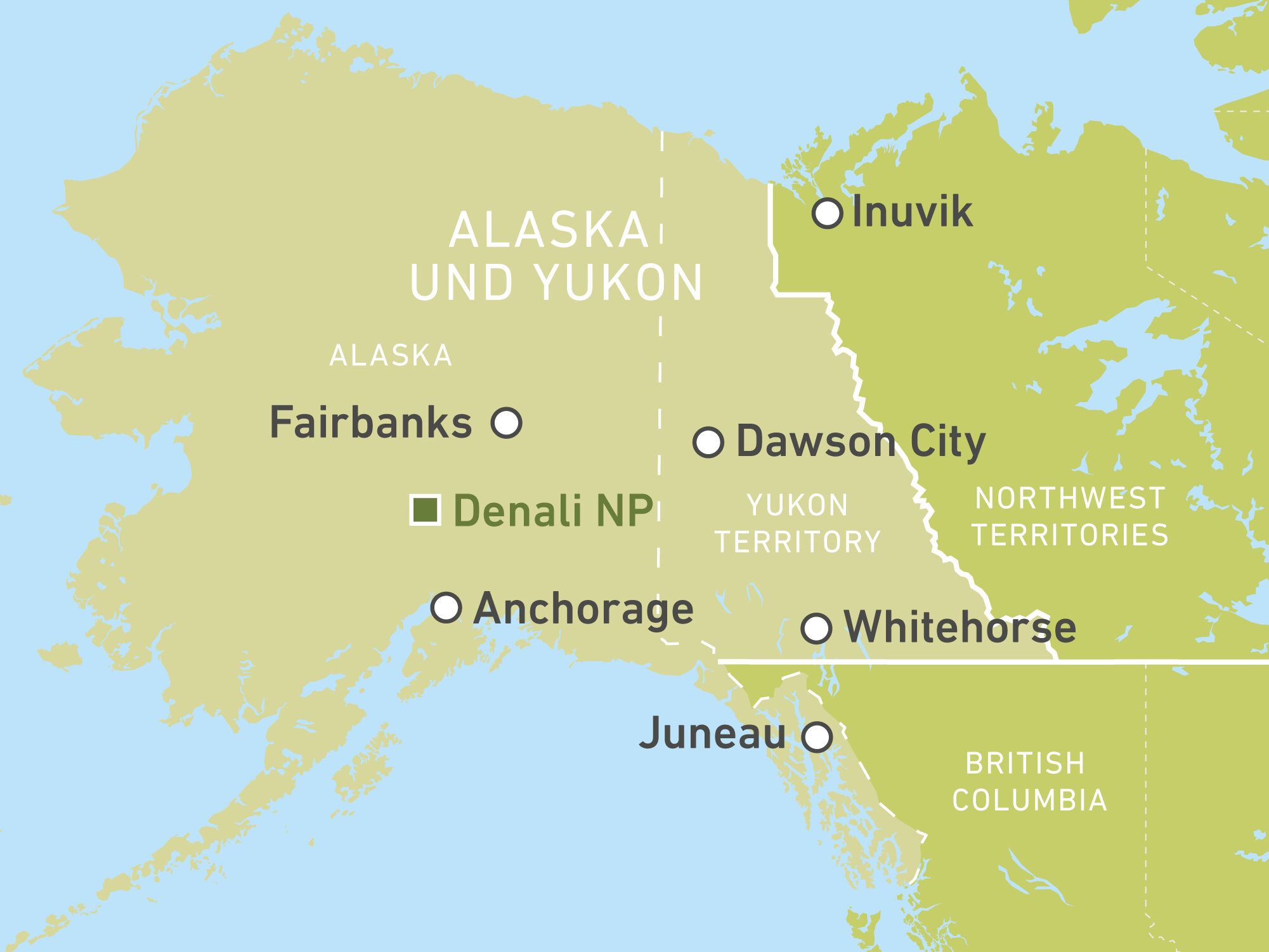 Reiseziele Alaska-Yukon Reiseziele Alaska-Yukon