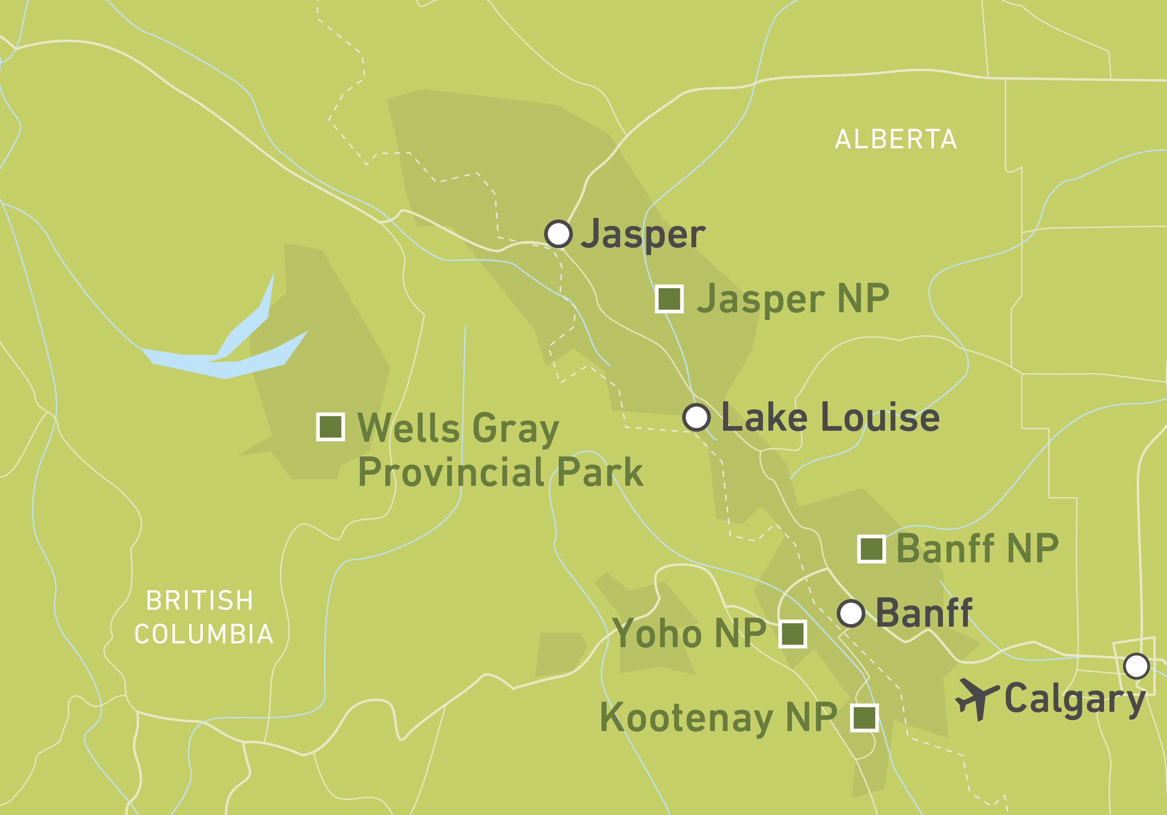 Wells Gray Provincial Park in Kanada Wells Gray Provincial Park in Kanada