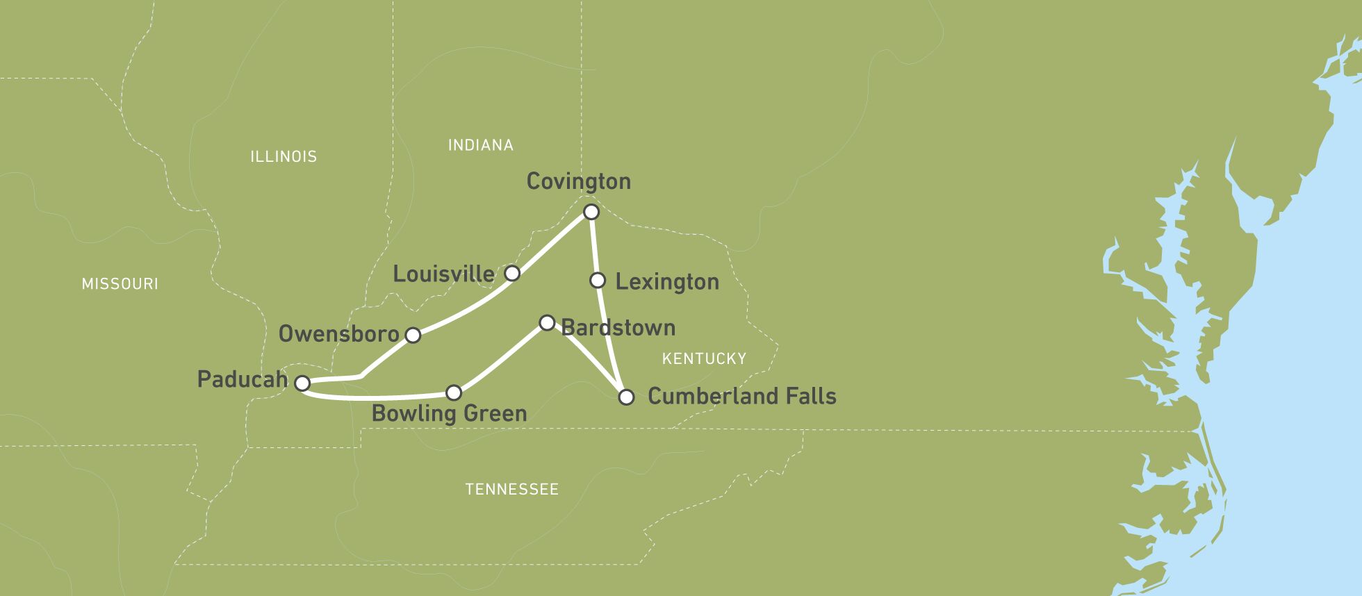 Roadtrip durch Kentucky Roadtrip durch Kentucky