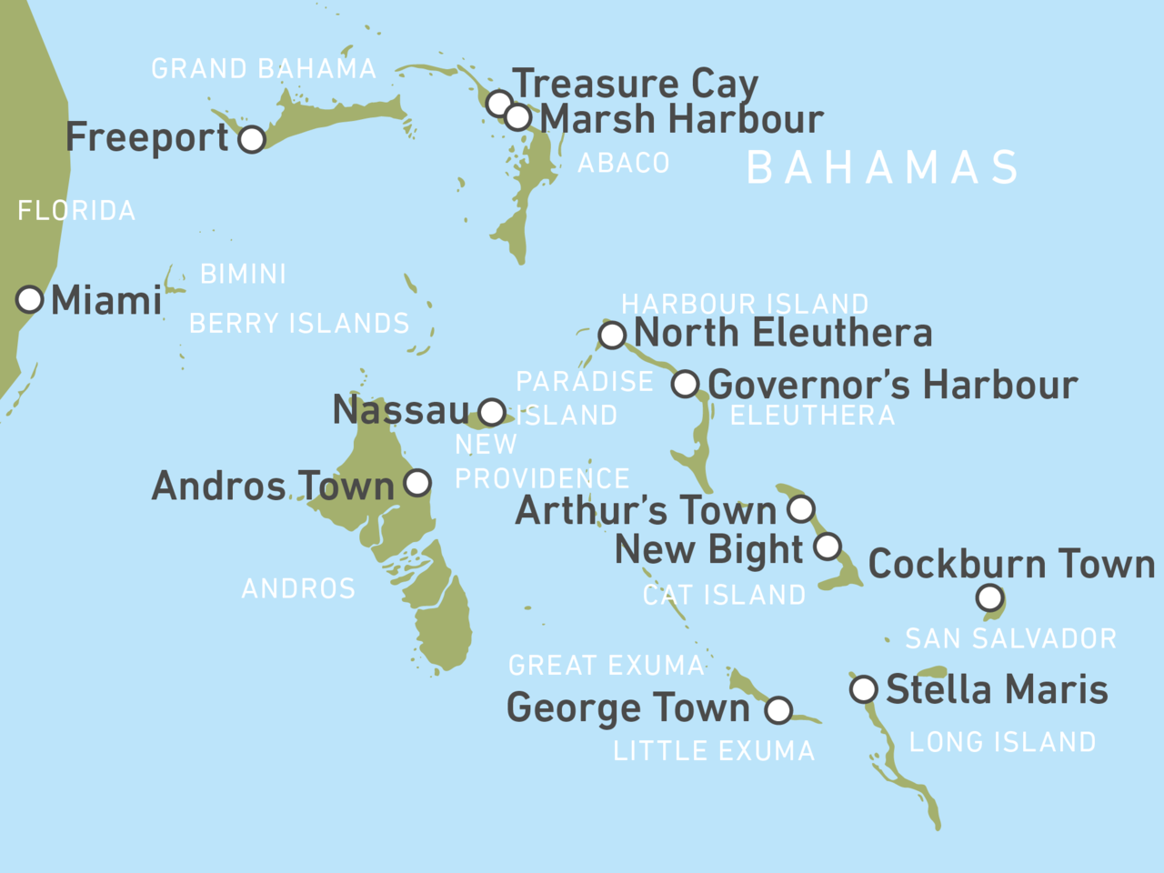 Bahamas Reisen Individuellen Bahamas Urlaub buchen! CANUSA