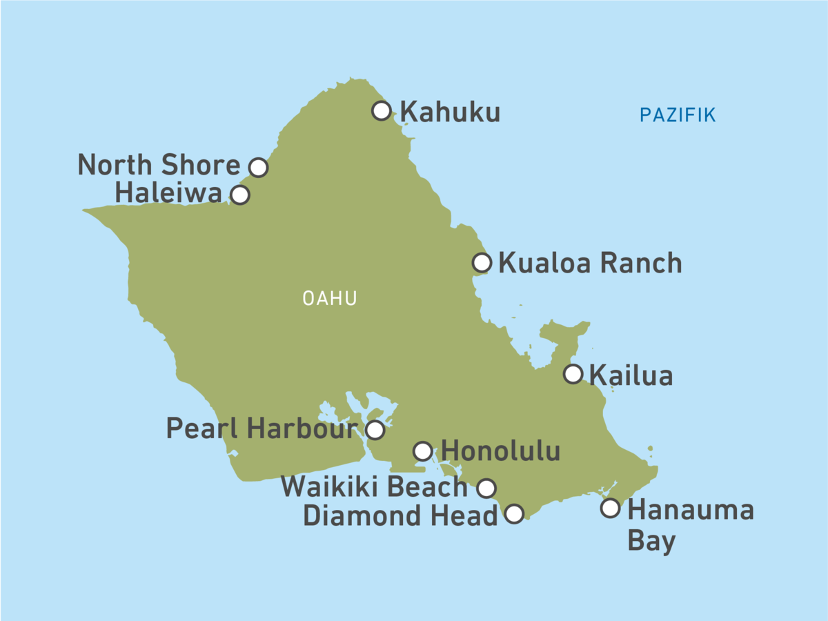 Jetzt Urlaub auf Oahu, das Herz von Hawaii buchen! | CANUSA