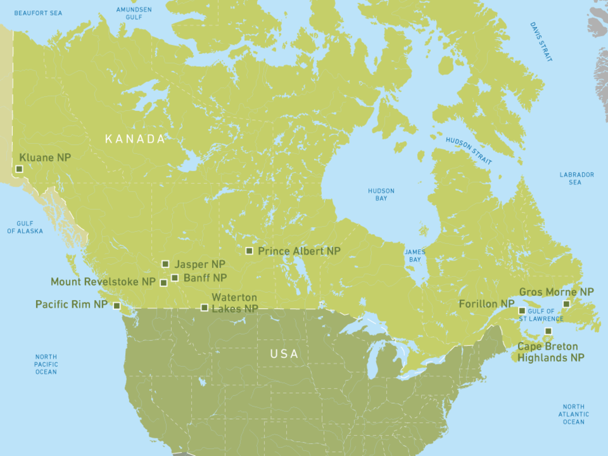 Erleben Sie wunderschöne Nationalparks in Kanada! | CANUSA